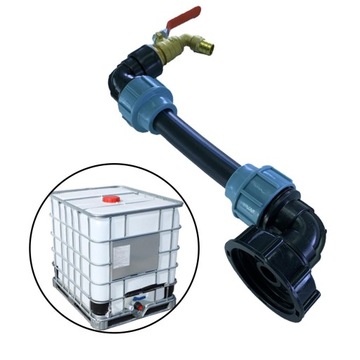 Адаптер бака для крана IBC, соединитель для воды в домашнем саду