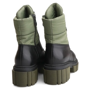 черные кожаные ботильоны SIMEN 5237A