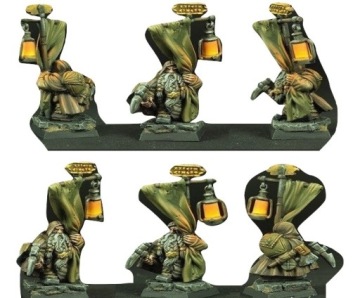 figurka RPG Dwarf Miner 28mm Scibor 28FM0153 24H