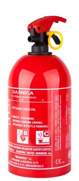 GAŚNICA PROSZKOWA 1KG + APTECZKA PIERWSZEJ POMOCY