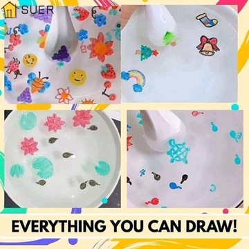 Волшебная акварельная ручка, ручка для рисования водой, плавающая ручка