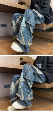 2023 New Streetwear Big Star Edge Jeans Cargo Pant