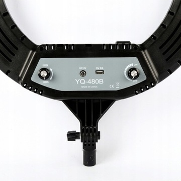 КОЛЬЦЕВАЯ ЛАМПА 46см ШТАТИВ ДЛЯ МАКИЯЖА 144Вт-240Вт