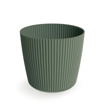 DONICZKA DONICA OSŁONKA ozdobna okrągła ZIELONA PINIA ŚR 14,6 cm H 12,9 cm