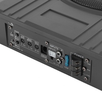 10-calowy subwoofer pod siedzeniem 12 V 800 W Slim Audio Głośnik basowy