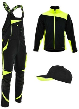 Ubranie SARA Neoflex spodnie ogrodniczki + Polar 64 3XL