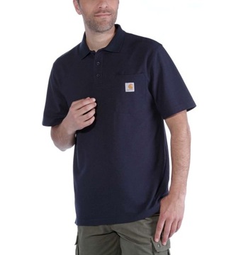 Koszulka Carhartt Polo Contractor Work Navy