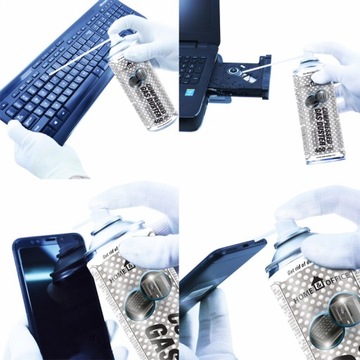 8x AABОХЛАЖДАЮЩАЯ ТРУБКА СЖАТОГО ВОЗДУХА, 400 мл, 15 см