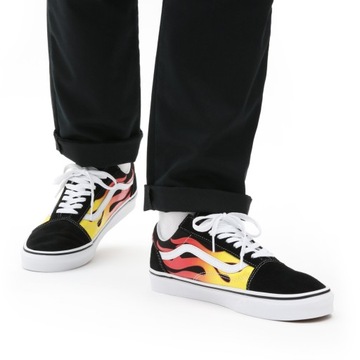 Vans Buty Męskie Old Skool Flame Black 40,5