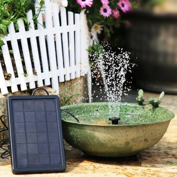 насос для фонтана, солнечный насос для садового пруда, фонтан для пруда, 5Вт