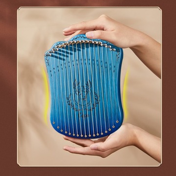 17-струнная арфа-лира портативная из массива бука