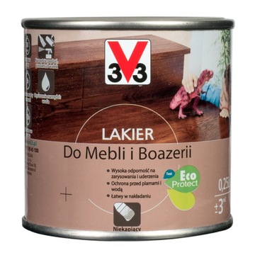 Lakier do mebli i boazerii V33 dąb ciemny 0,25l