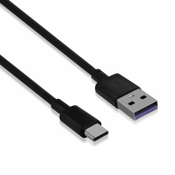 KABEL USB/ TYPE-C 2A SZYBKIE ŁADOWANIE 1M CZARNY