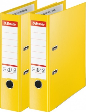 Segregator A4 80mm dźwigniowy Esselte żółty x2