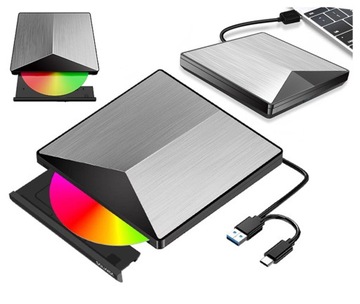 Внешний привод DVD-CD-плеер USB-C 3.0 для портативного компьютера