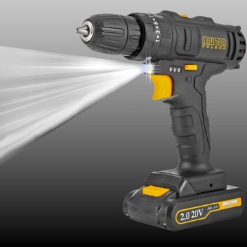 Дрель ОТВЕРТКА 20В УДАРНАЯ 2x2AH + DEWALT 32 шт. САМОЗЖИМНЫЙ ДЕРЖАТЕЛЬ