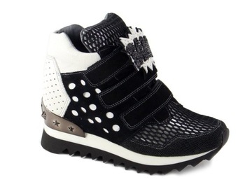 Sneakersy Scaviola LWD42/BLACK-WHITE rozm. 39