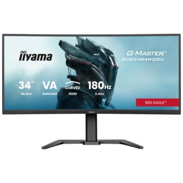Zakřivený monitor 34" iiyama G-Master GCB3484WQSU-B1 Uwqhd Va Led 180Hz