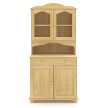 Kredens sosnowy drewniany do salonu stylowy KS02