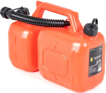 KANISTER KARNISTER PLASTIKOWY Z LEJKIEM NA PALIWO OLEJ 5L+2L