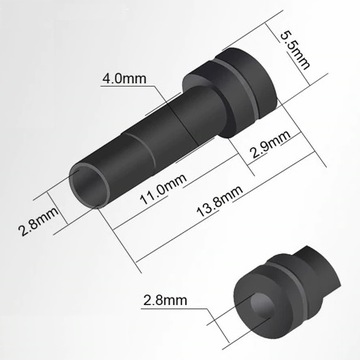 Разъем мини-джек 3,5 мм, 4 контакта, 4 контакта Nakamichi HQ OFC Gold, 4 мм