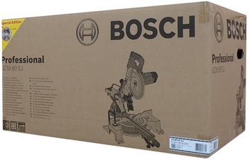 BOSCH GCM 80 SJ PILARKA UKOSOWA PIŁA Z POSUWEM 1400W 230V + 2x TARCZA