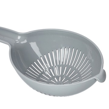 ПЛАСТИКОВОЕ КУХОННОЕ СИТО С РУЧКОЙ, СЕРОЕ