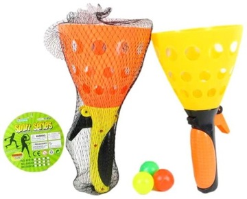 GRA ZRĘCZNOŚCIOWA ŁAPACZ KOSZYKI PIŁKI DLA DZIECI