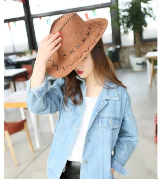 ДЕТСКАЯ КОВБОЙСКАЯ ШЛЯПА КАНТРИ-ВЕСТЕРН КОВБОЙ ДЕТСКАЯ КАШТАНОВАЯ КОРИЧНЕВАЯ