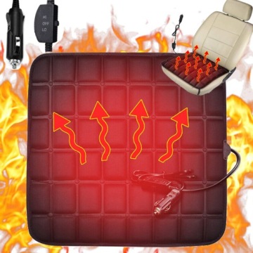 КОВрик С ПОДОГРЕВОМ СИДЕНЬЯ С ПОДОГРЕВОМ 12 В С ПУЛЬТОМ ДЛЯ АВТОМОБИЛЯ 45 СМ