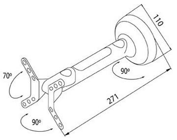 TECHLINK TLCD-3 uchwyt TV MONITOR 10 - 32 cali