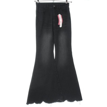 ROMWE Jeansowe spodnie dzwony Rozm. EU 36 czarny