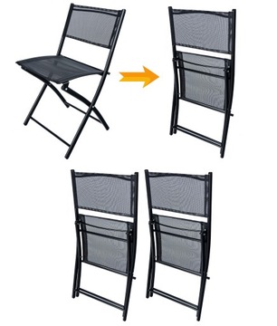 БАЛКОННЫЕ САДОВЫЕ СТУЛЬЯ ДЛЯ ТЕРРАСЫ, САДОВЫЕ, СКЛАДНЫЕ, ПРОЧНЫЕ, 2 шт. НАБОР
