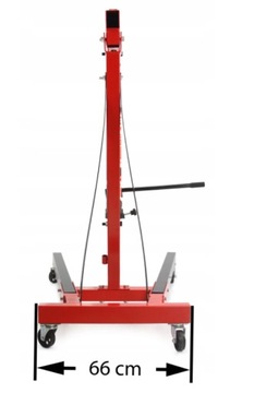 WORKSHOP CRANE 2T STRONG BALANCER 2X НАСОС + блок траверсы двигателя