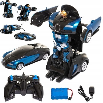 AUTO ROBOT 2w1 SAMOCHÓD ZDALNIE STEROWANY PILOT