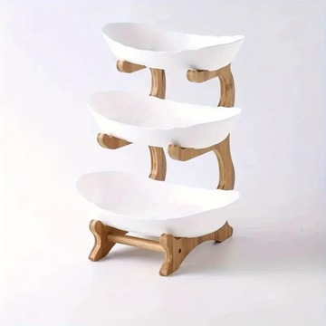 КОРЗИНА ДЛЯ ФРУКТОВ TWICKER С УЗОРОМ 3-х ярусная Элегантная Стильная