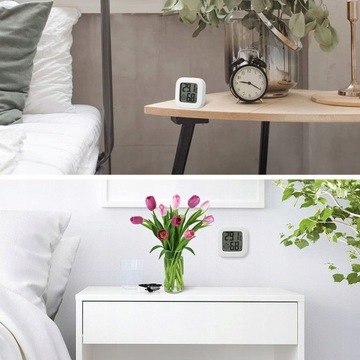 ЦИФРОВОЙ ТЕРМОМЕТР ЭЛЕКТРОННАЯ МЕТЕОСТАНЦИЯ КОМНАТНЫЙ ГИГРОМЕТР 4 ШТ.