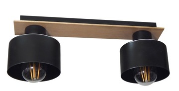 LAMPA PLAFON SUFITOWY ŻYRANDOL 015-2PL LED E27 LOFT SALON KUCHNIA POKÓJ