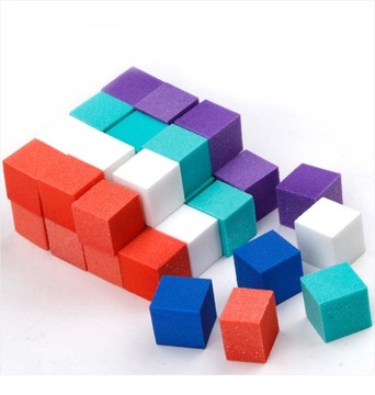 30x Mini BLOK POLERSKI do paznokci kostka Polerka