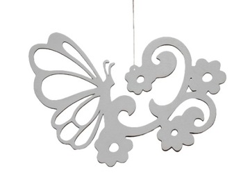 Motyl na okno zawieszka ozdoba dekoracja do domu
