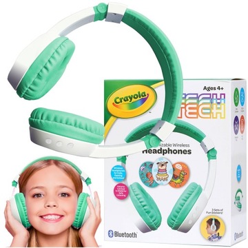 SŁUCHAWKI DLA DZIECI BLUETOOTH NAUSZNE SKŁADANE