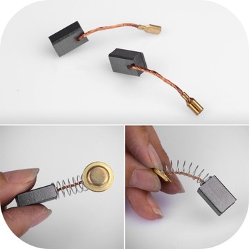 ZESTAW SZCZOTKI WĘGLOWE DO WIERTARKI SZLIFIERKI 6x9 6x10 7x11