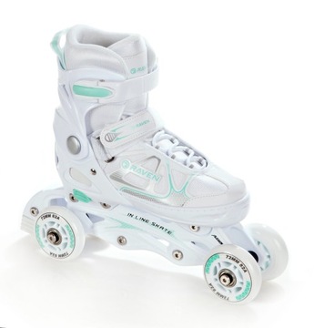 Роликовые коньки Коньки 4в1 RAVEN Spirit White/Mint 37-40
