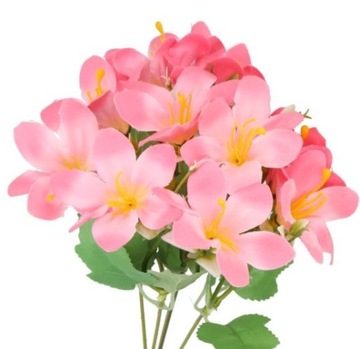 LILIA LILIE BUKIET SZTUCZNE KWIATY ROŚLINY GAŁĄZKI