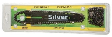 SILVER PROWADNICA + 2 x ŁAŃCUCH 6