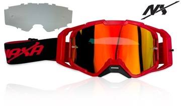 NAXA GOGLE G5/DY CROSSOWE QUAD ATV |LUSTRZANY WIZJER + BEZBARWNY W ZESTAWIE