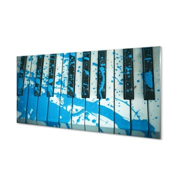 Foto obraz szkło hartowane Pianino farba 100x50 cm