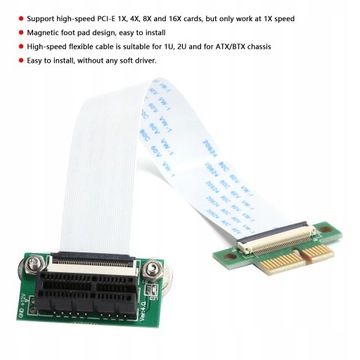 Адаптер PCI-E x16 x8 x4 x1 Удлинительный кабель