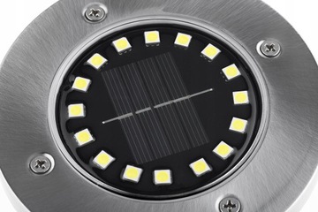 СОЛНЕЧНЫЕ САДОВЫЕ ЛАМПЫ СВЕТОДИОДНЫЕ ДИСКИ 6 шт.