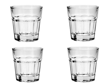 KIELISZEK DO WÓDKI 50 ML GRUBE SZKŁO KPL 4 SZT